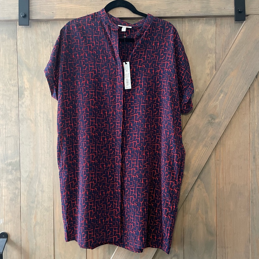 Abstract print T-shirt Dress NWT